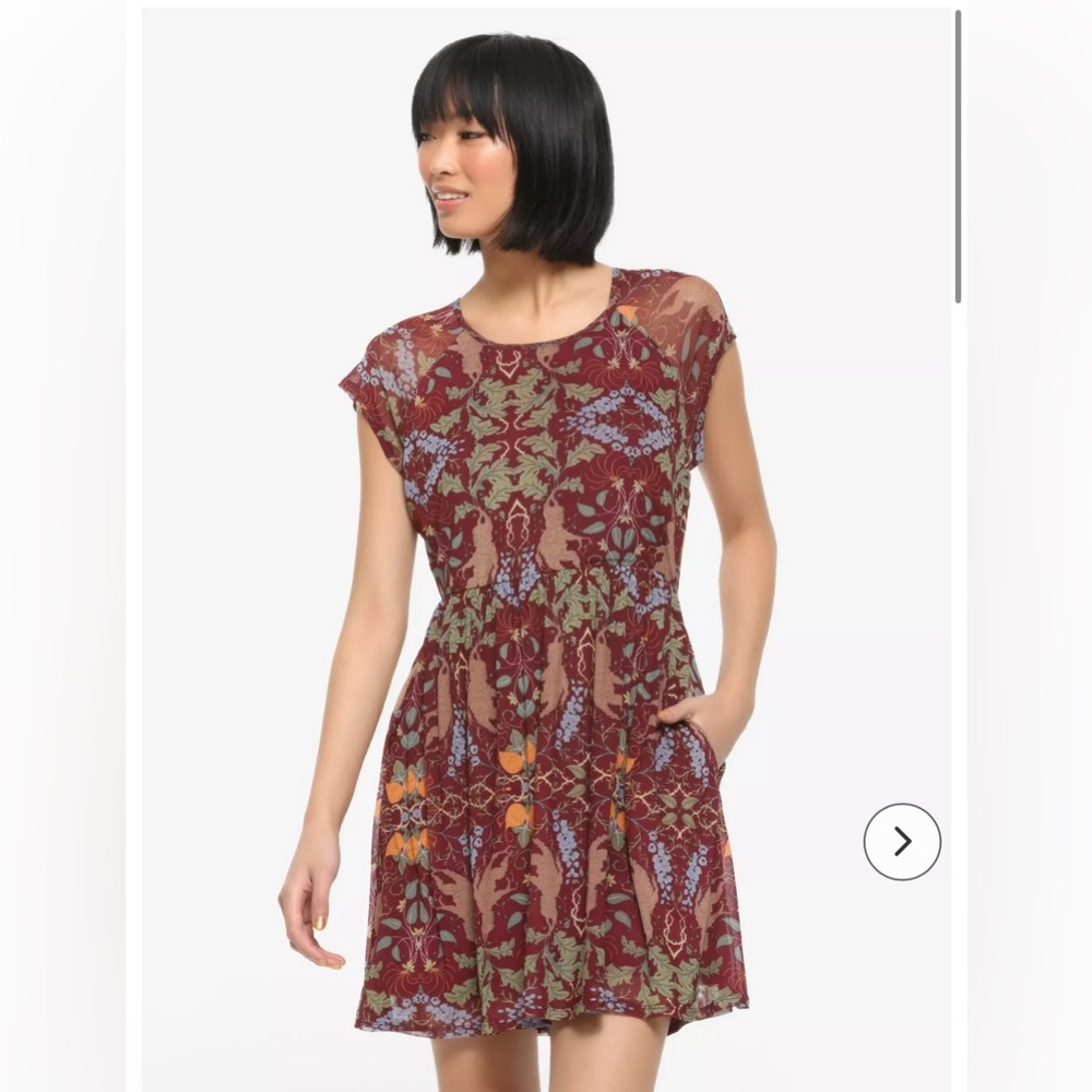 Harry Potter Botanical Mesh Dress - Hot Topic